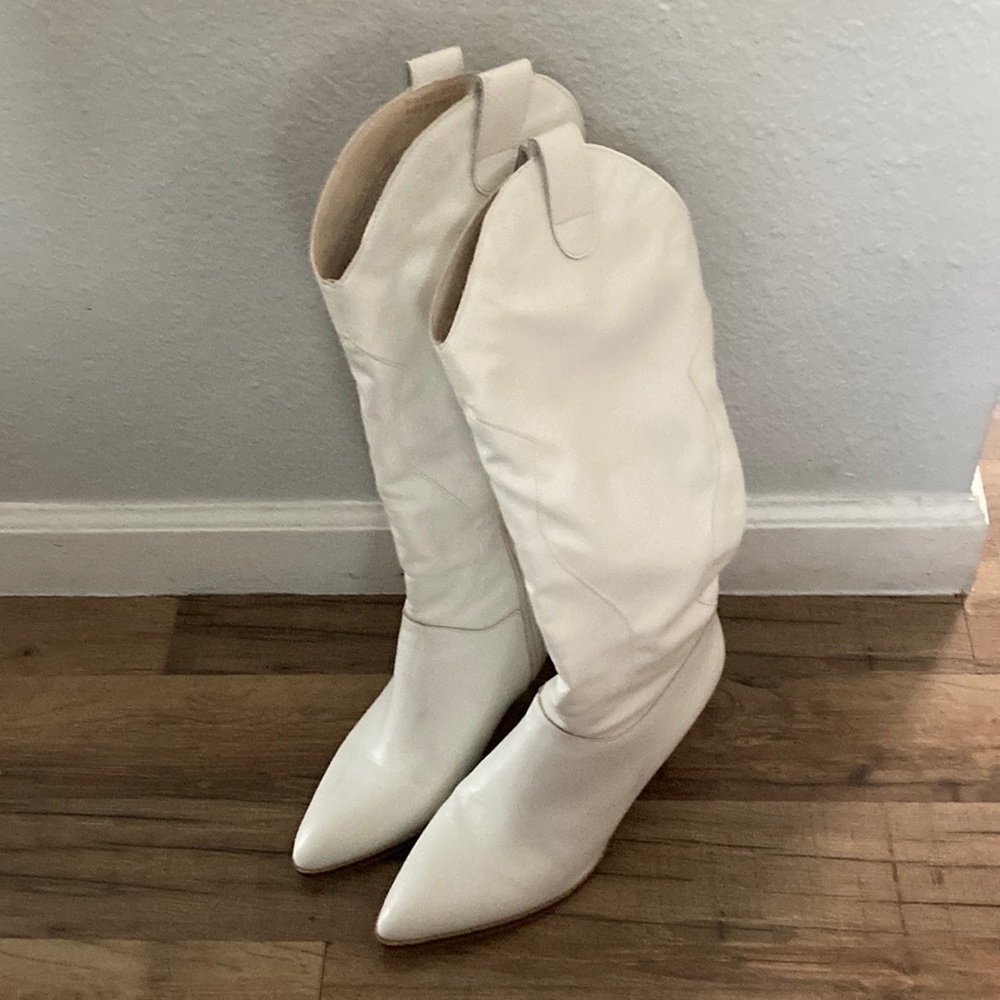 White Cowboy Boots
